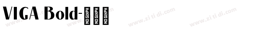 VIGA Bold字体转换